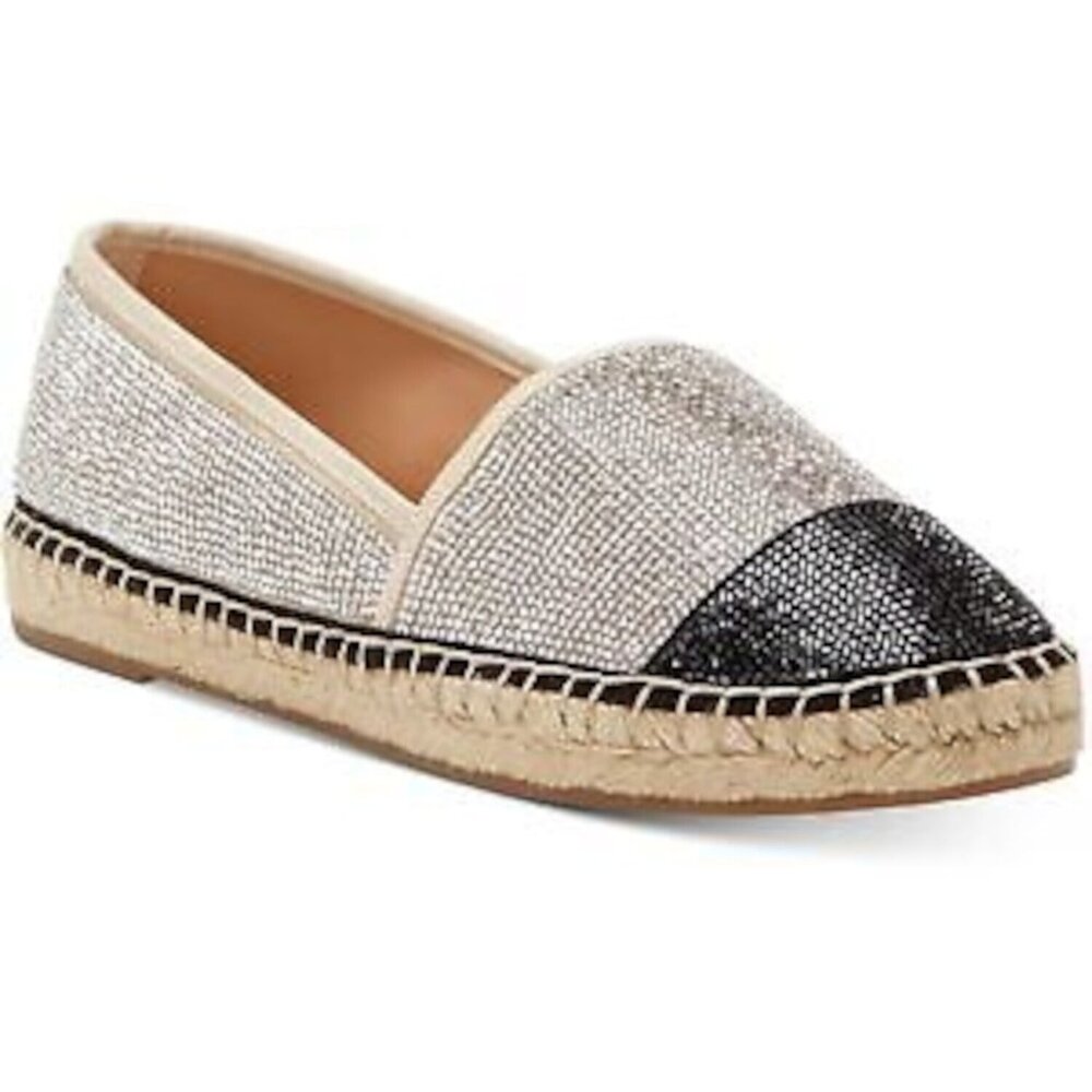 INC Womens Corvina 5 mbel Crystal Espadrilles Metallic - 10M
